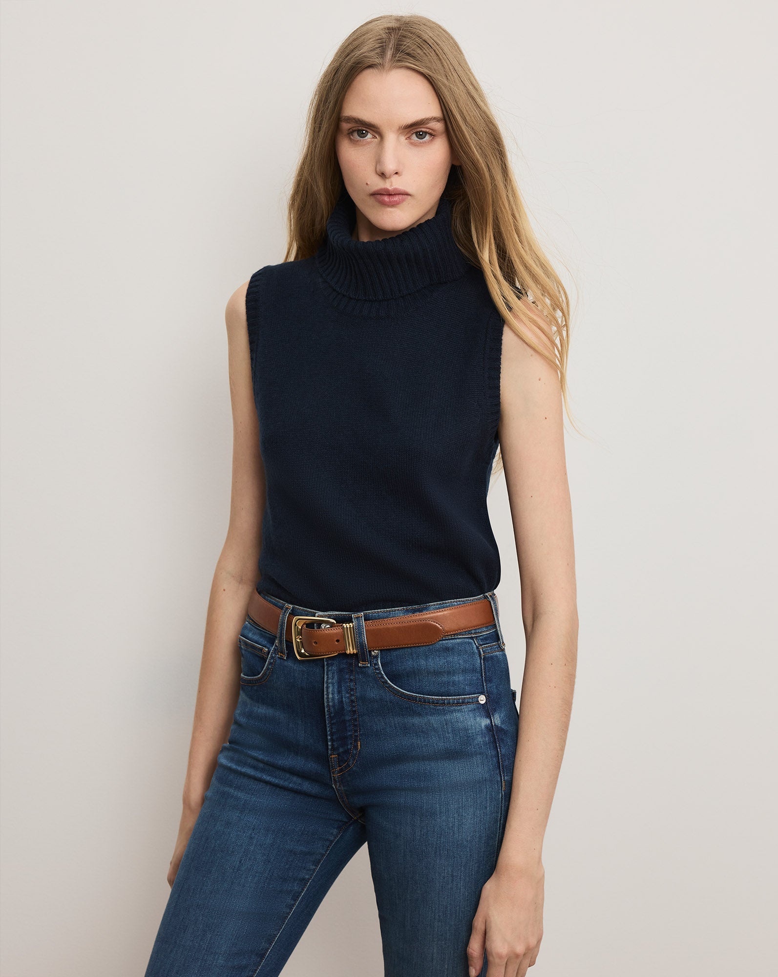 Mazzy Cashmere Sleeveless Sweater
