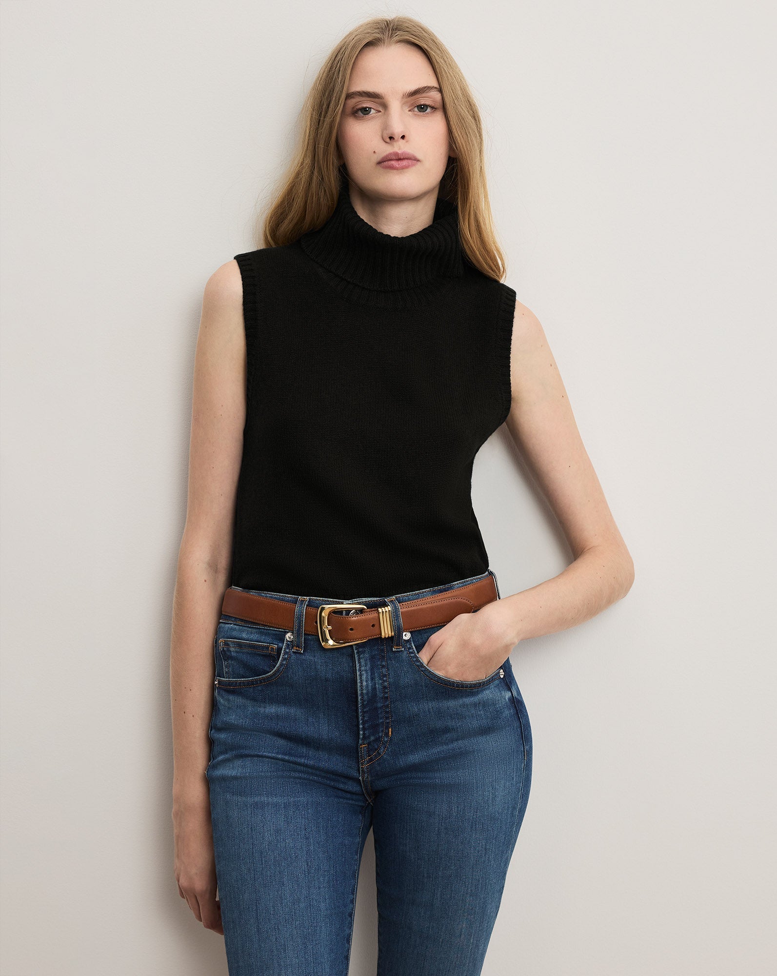 Mazzy Cashmere Sleeveless Sweater