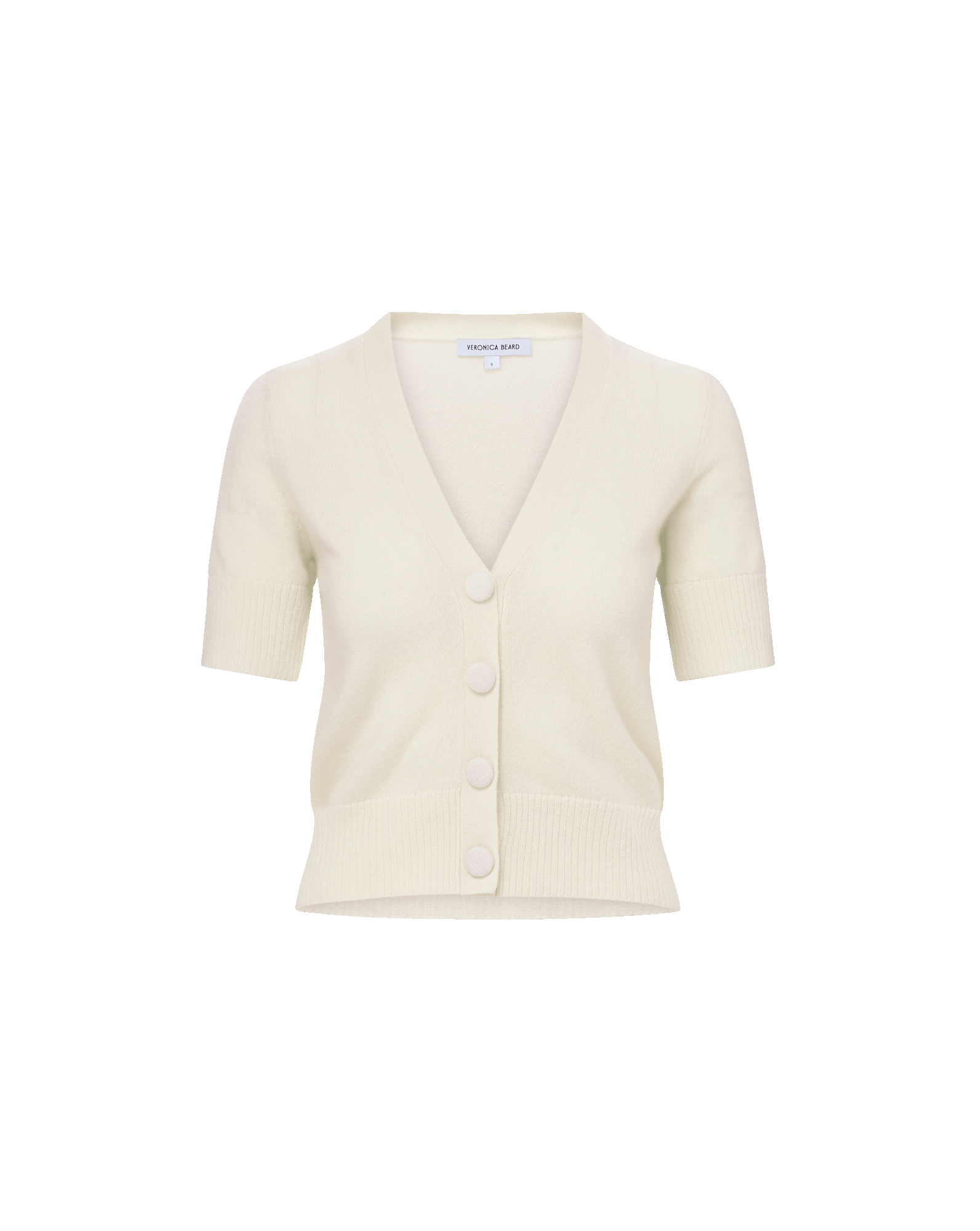 Solene Short Sleeve Cashmere Cardigan