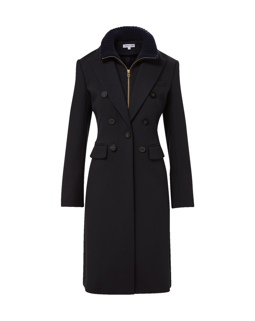 Stryder Double-Breasted Dickey Coat