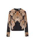 Karisse Paisley Silk Blouse
