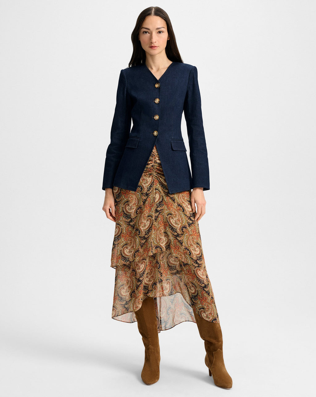 Cynthia Tailored Denim Jacket