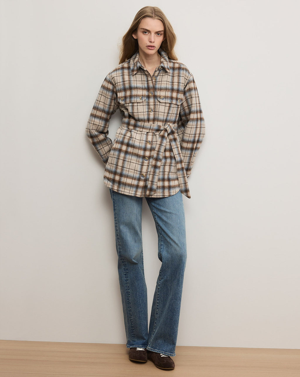 Mikaela Belted Shacket