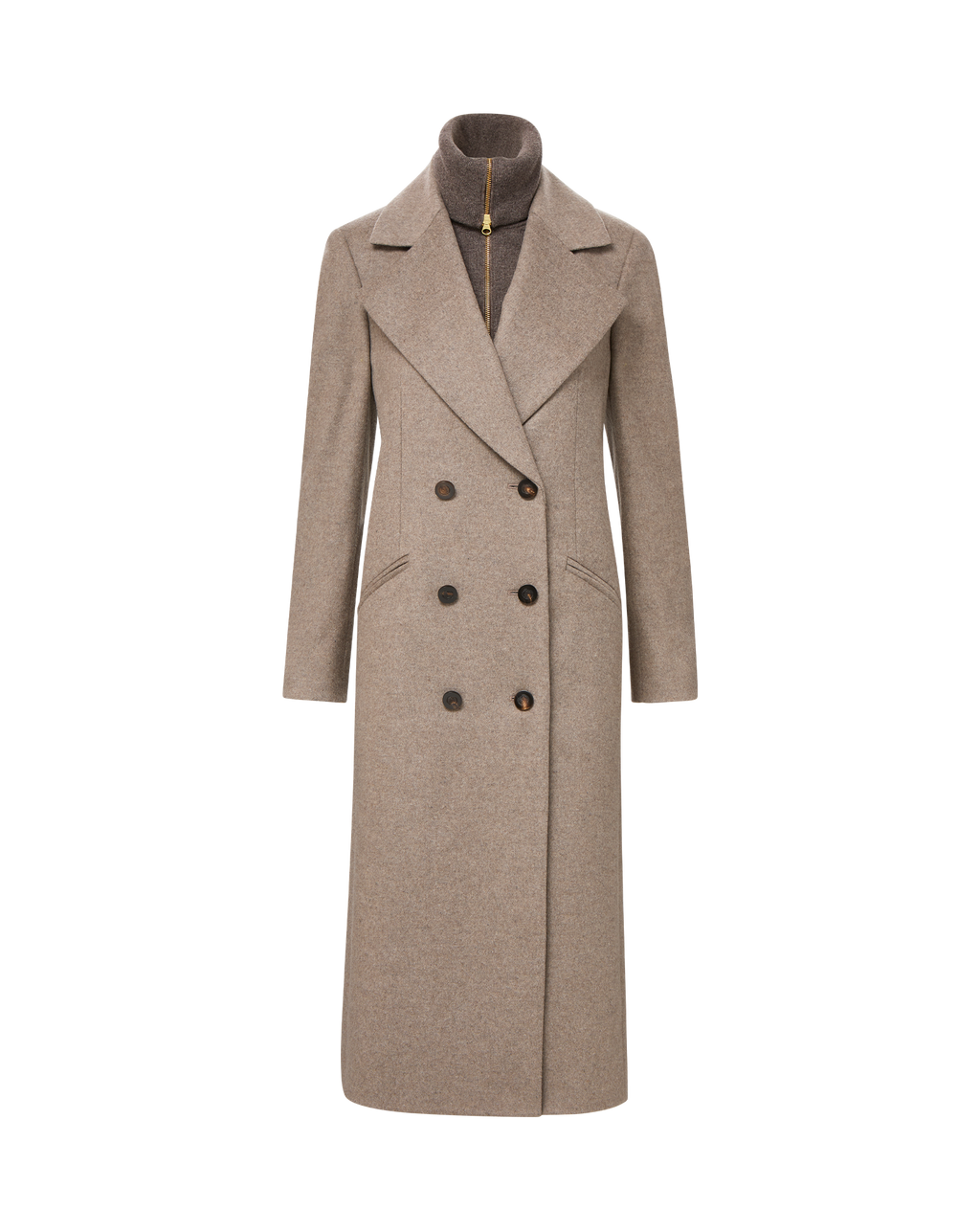 Seth Wool-Cashmere Dickey Coat