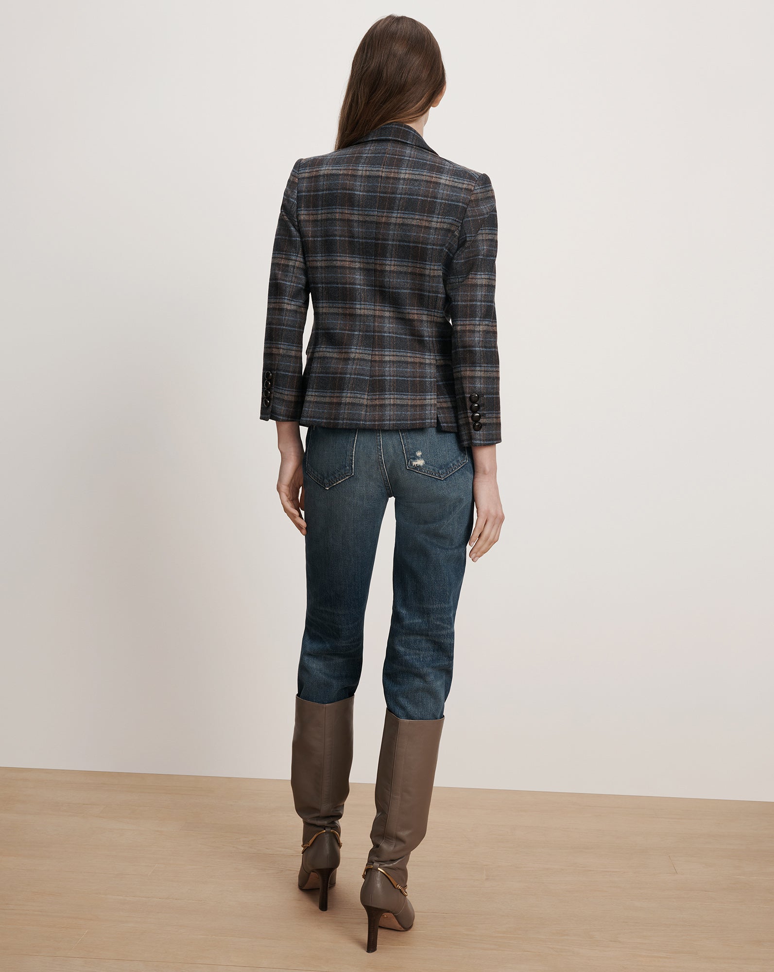 Schoolboy Plaid Dickey Jacket