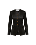 Cynthia Satin Tailored Jacket