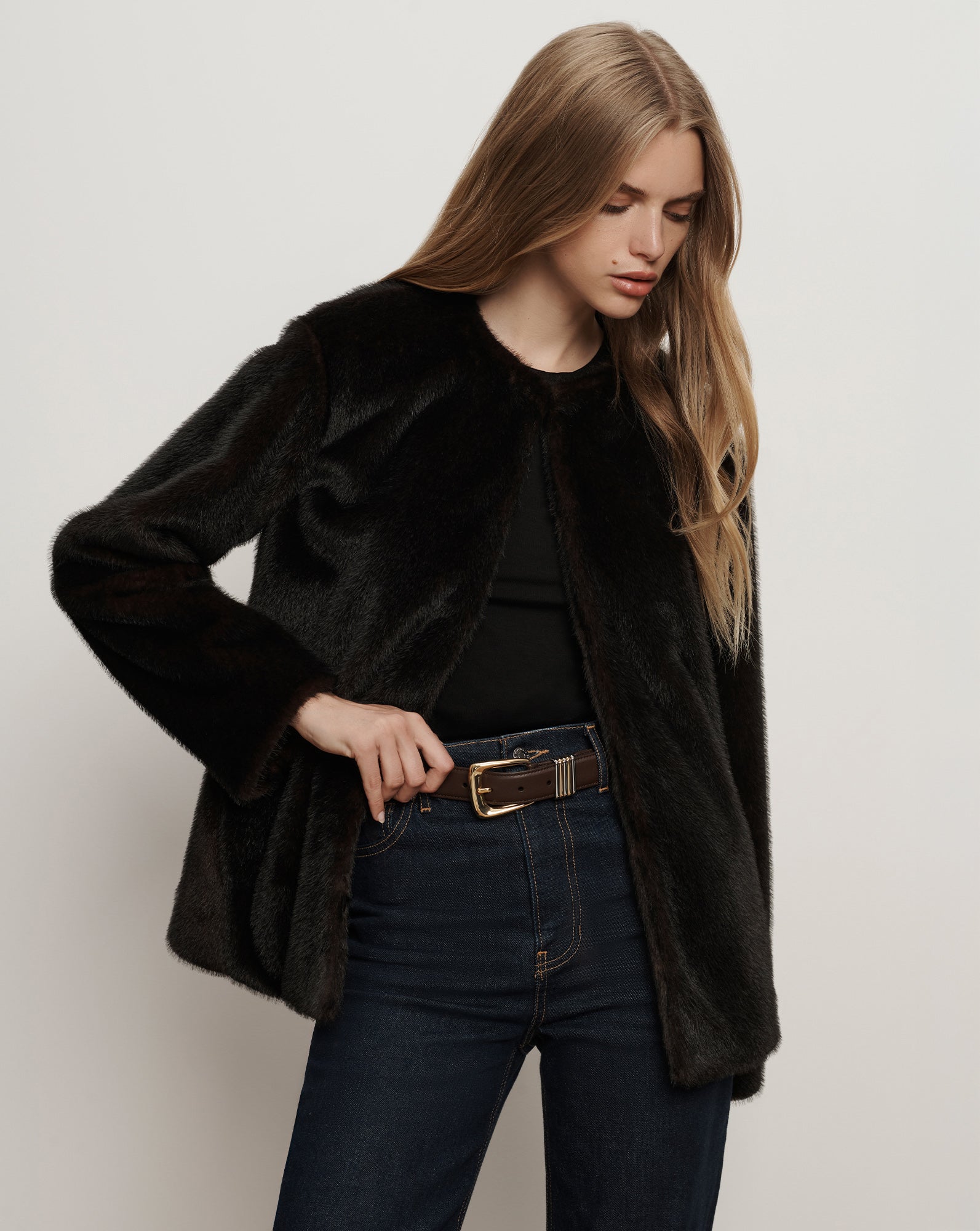 Griselda Faux Fur Coat