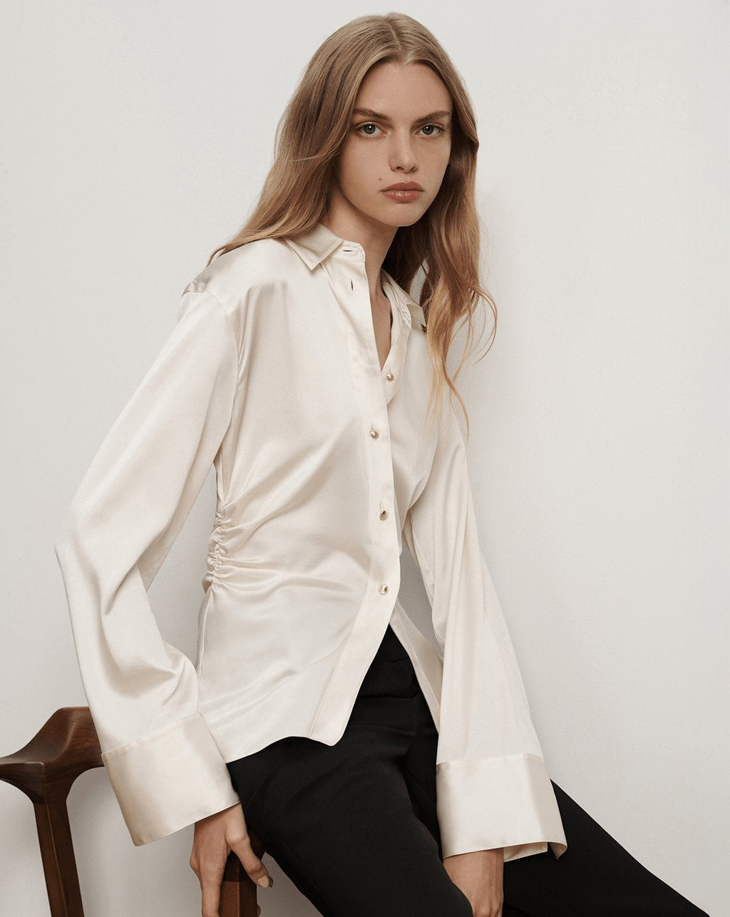 Shiona Stretch-Silk Blouse