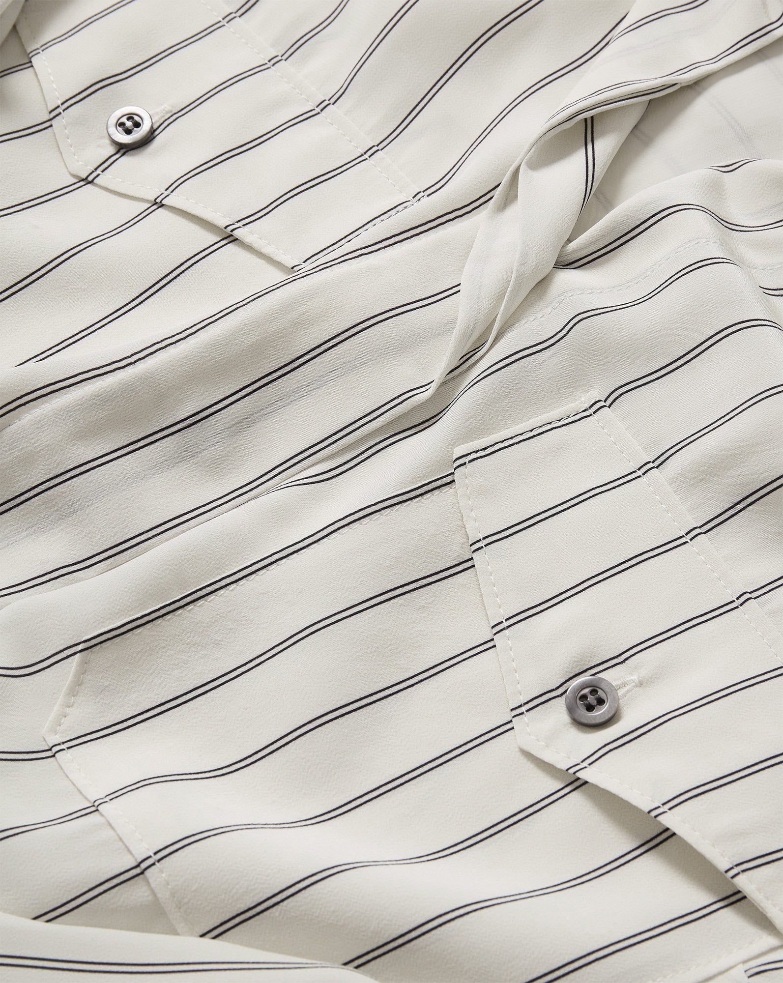 Saku Striped Button-Down Shirt