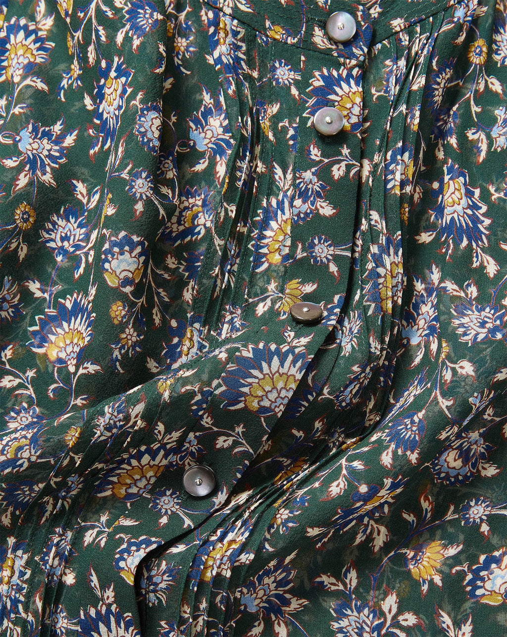 Lollie Floral Button-Down Blouse