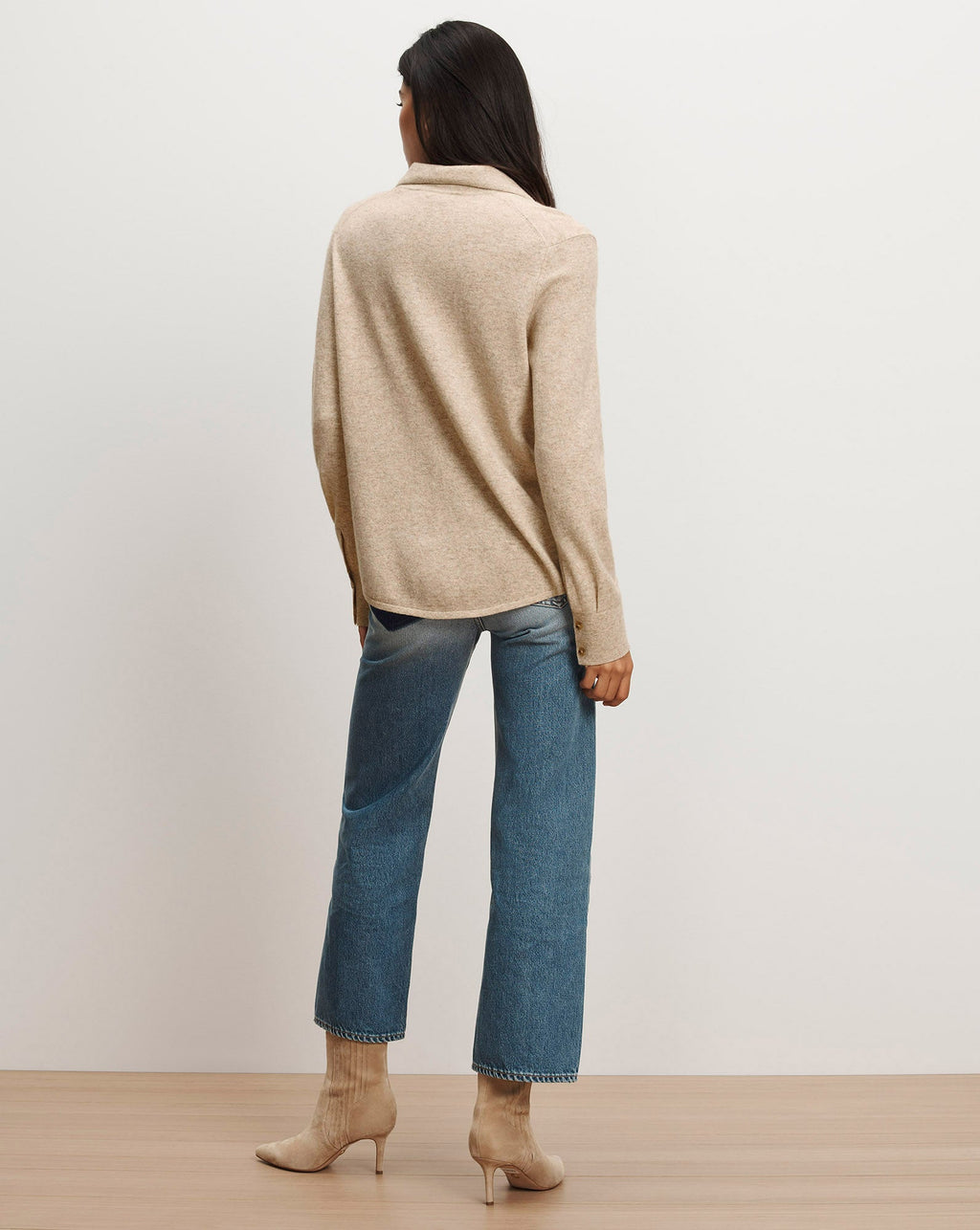 Ayton Wool-Cashmere Knit Top