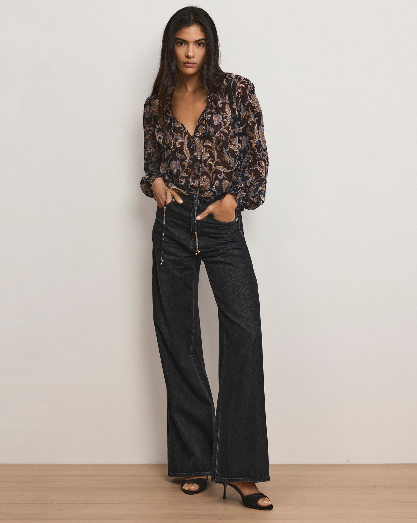Hickory Paisley Blouse
