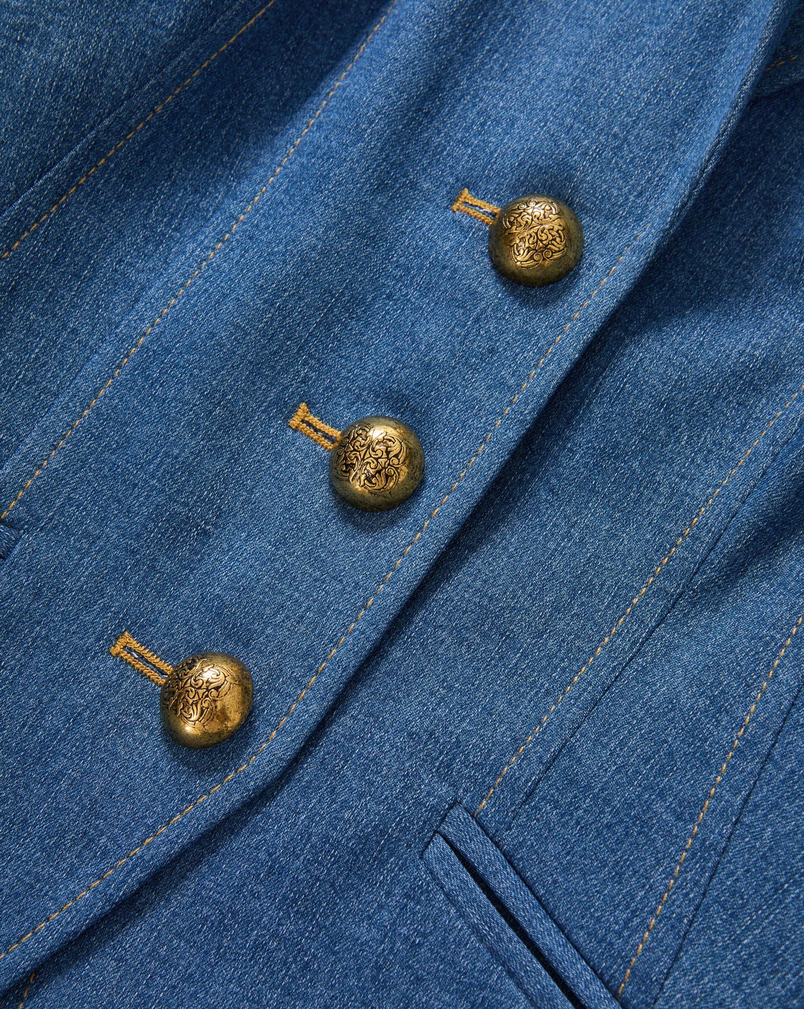 Costa Denim Vest