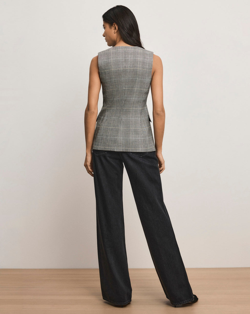 Lois Plaid Vest