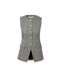Lois Plaid Vest