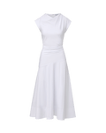 Lisette Cotton Poplin Midi Dress
