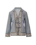 Eva Scarf-Print Blouse