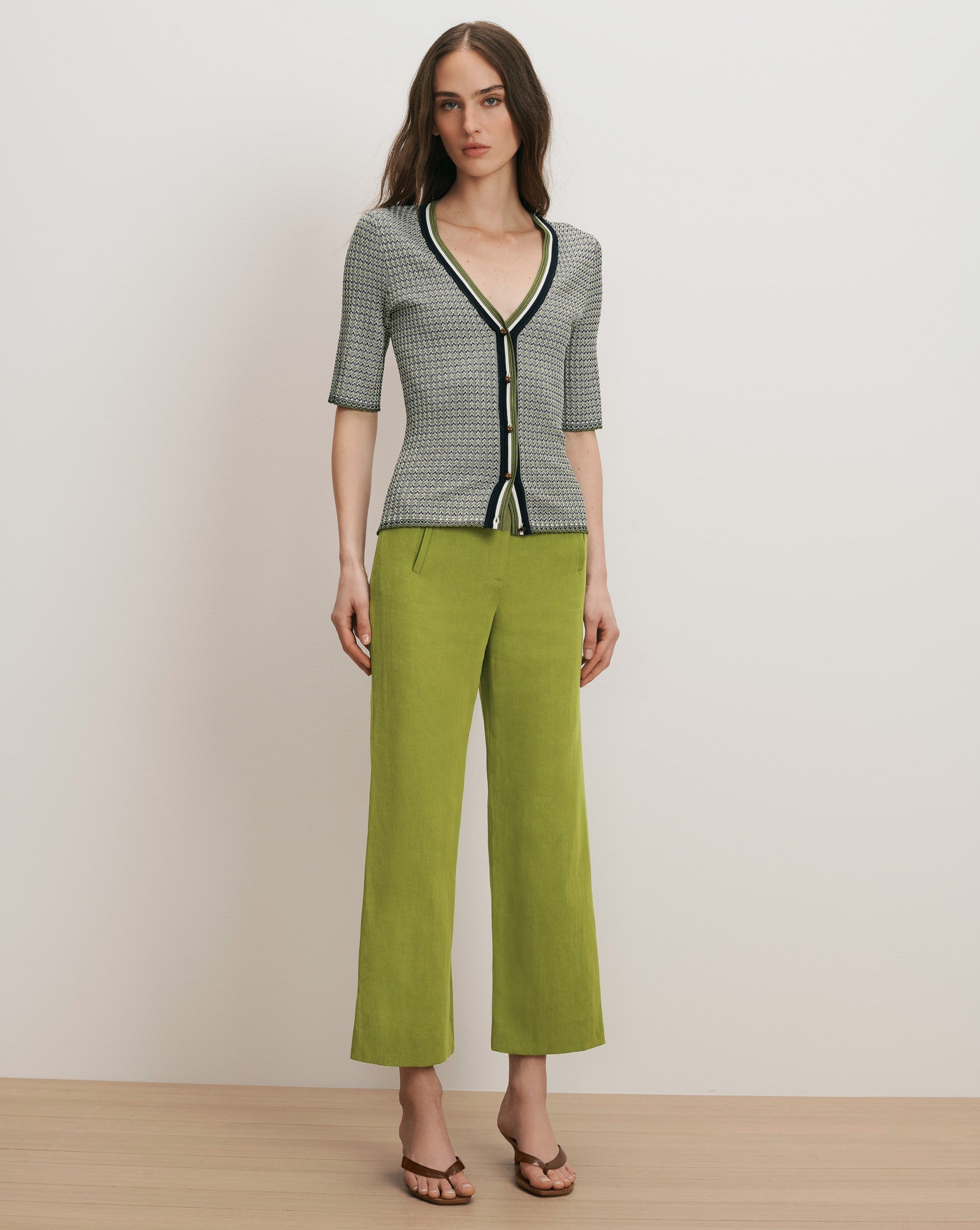Dova Wide-Leg Linen Pant
