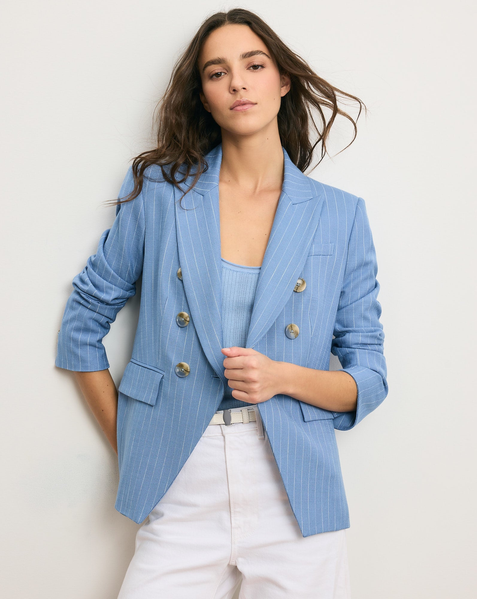 Miller Pinstripe Dickey Jacket