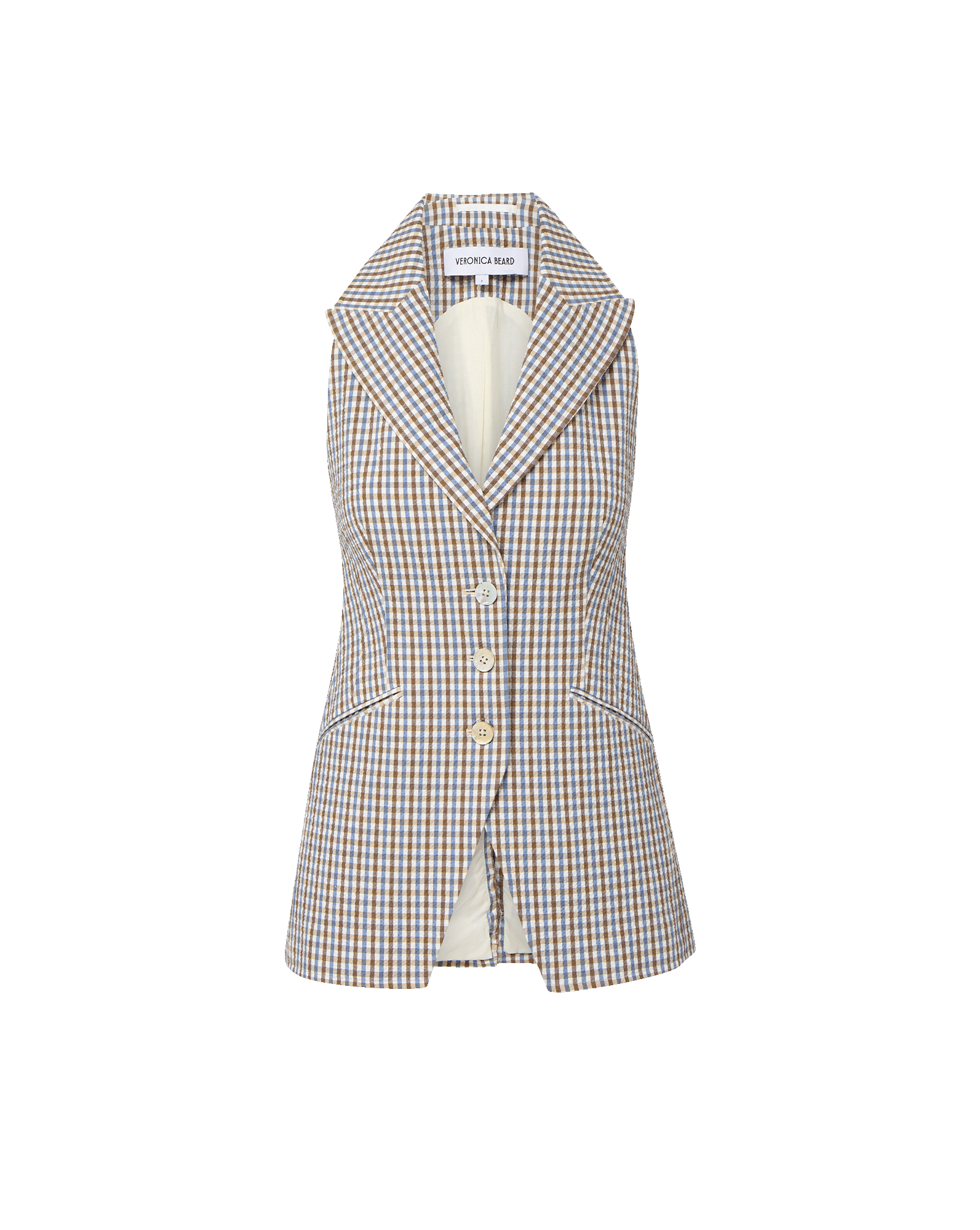 Costa Gingham Vest