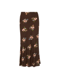 Clover Floral Midi Skirt