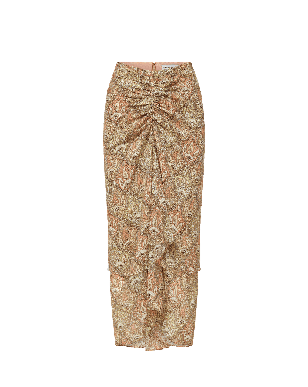 Sira Silk Midi Skirt