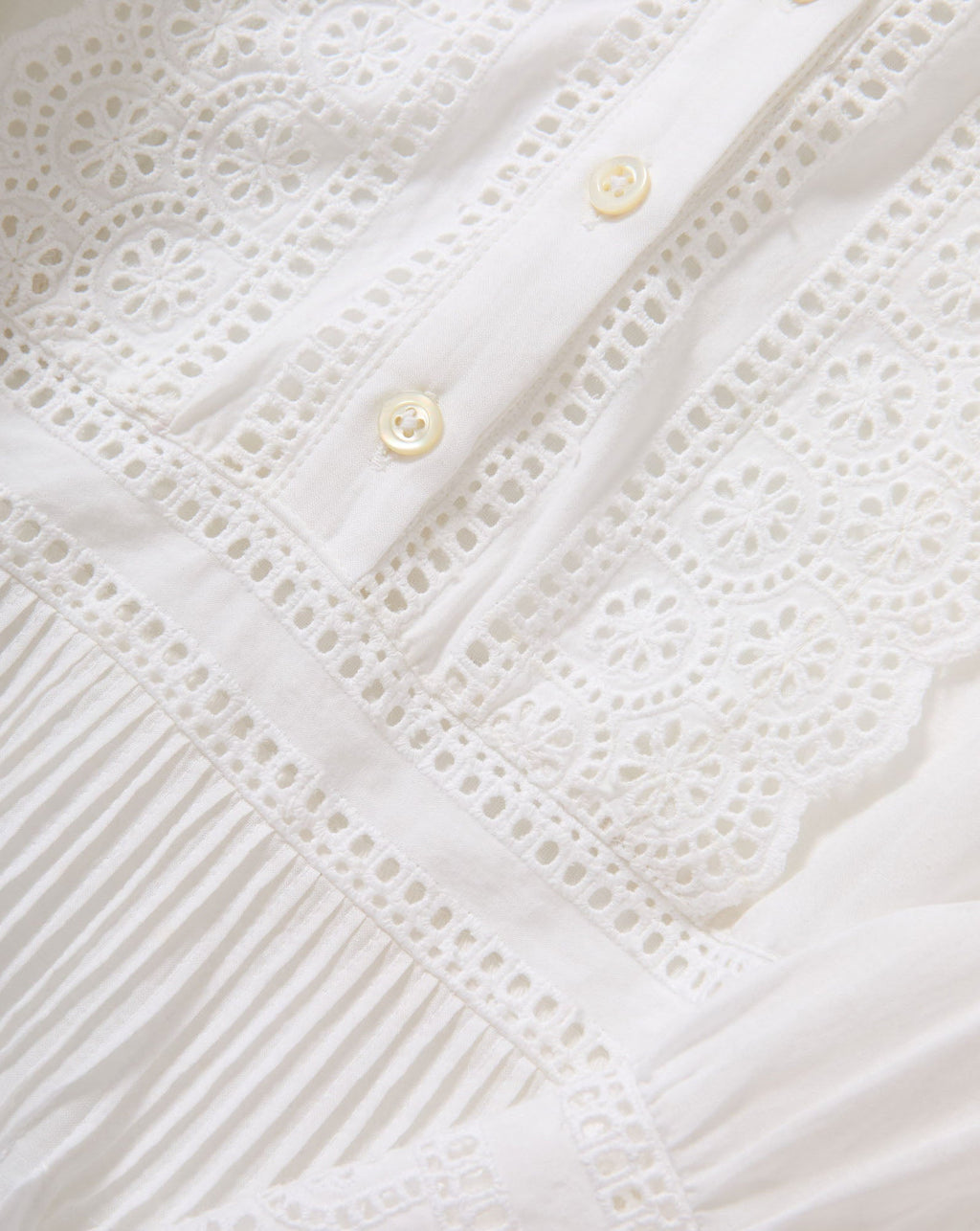 Marguerite Eyelet Mini Dress