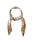 Floral Bandana Silk Scarf