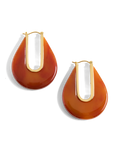 Resin Drop Hoop Earring