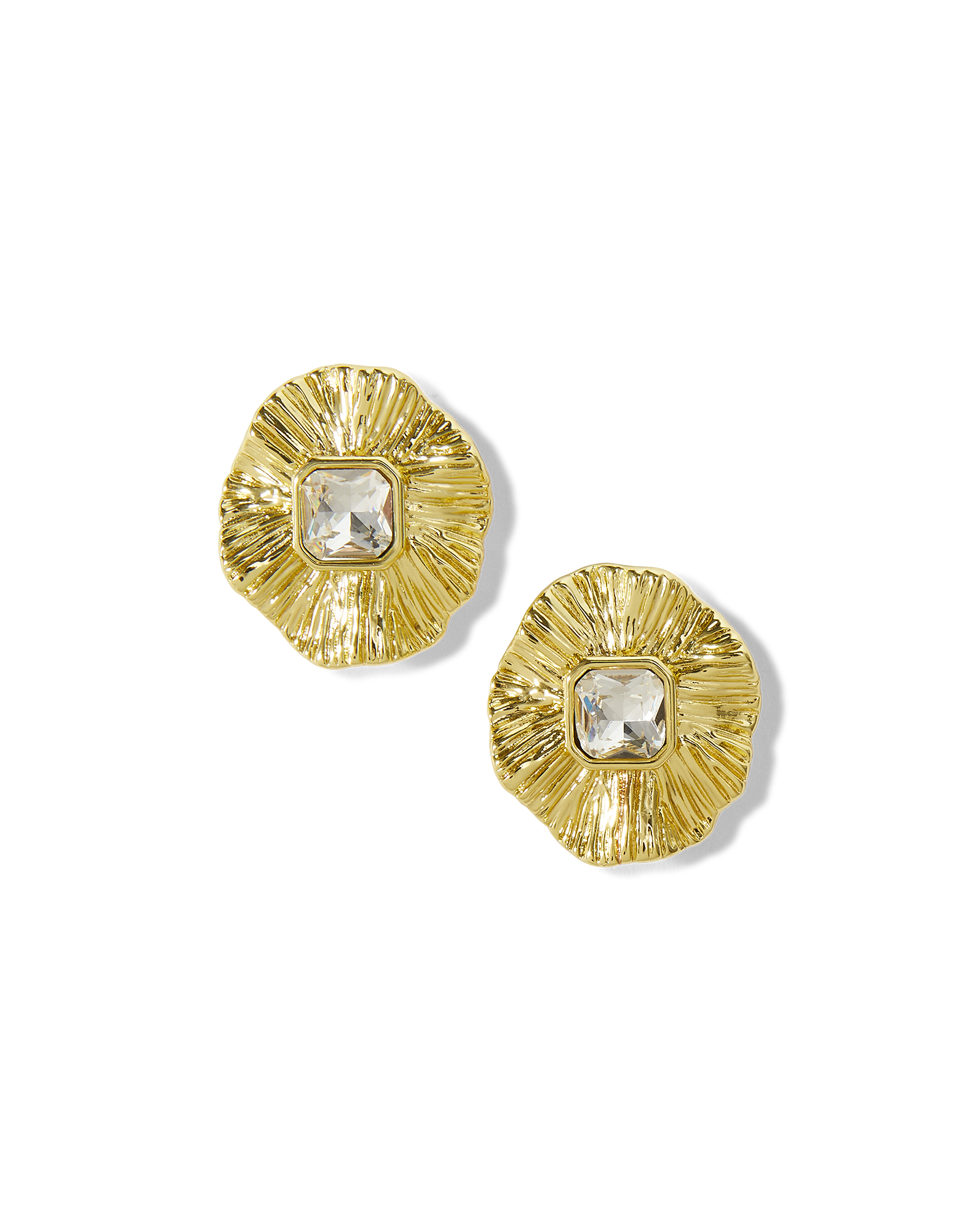 Gold Floral Earring