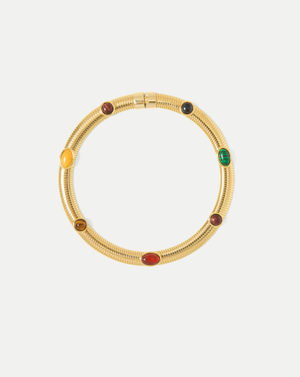 Embellished Tubogas Collar Necklace