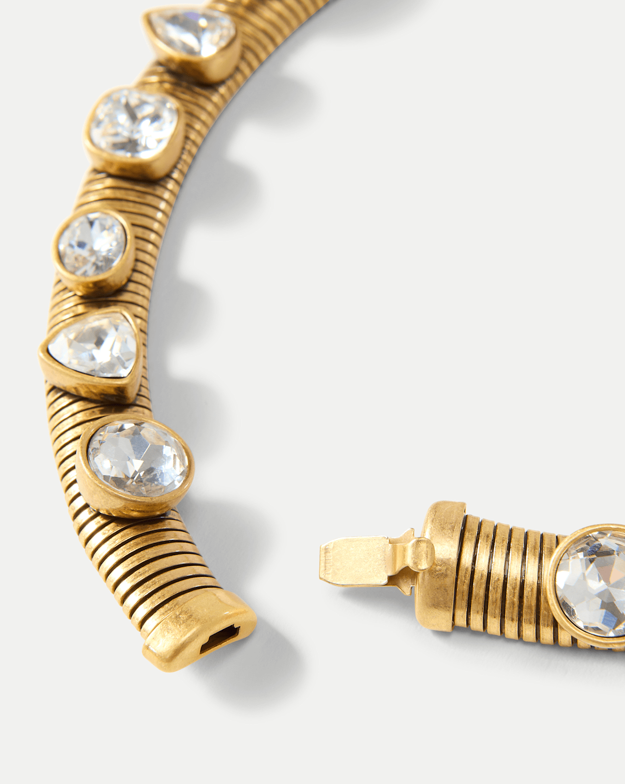 Crystal Tubogas Collar Necklace