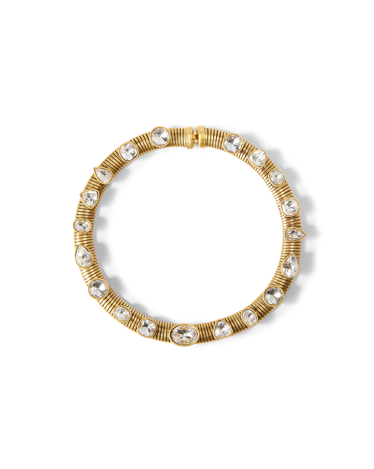 Crystal Tubogas Collar Necklace
