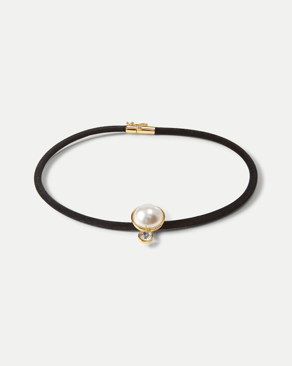 Pearl Pendant Cord Necklace
