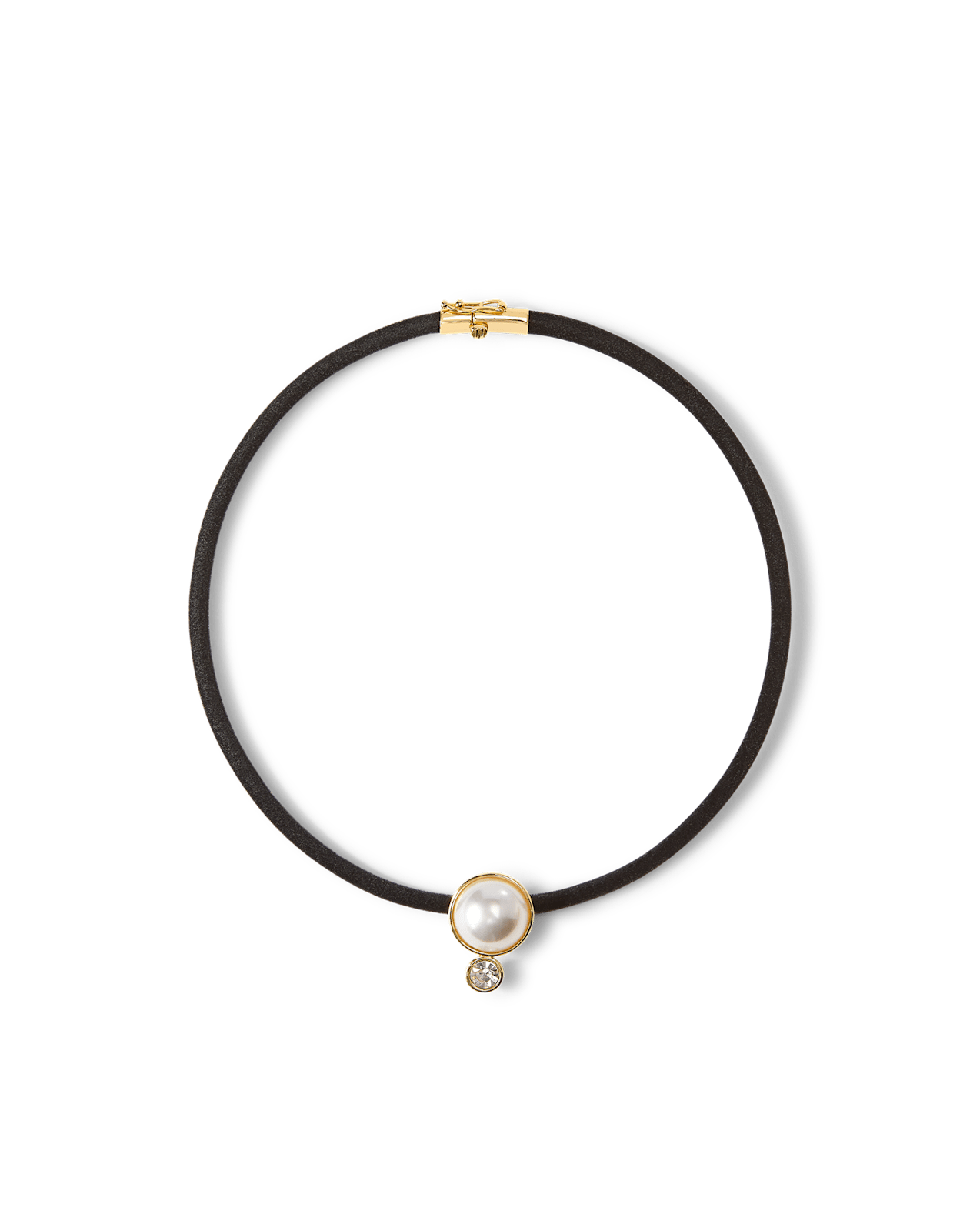 Pearl Pendant Cord Necklace