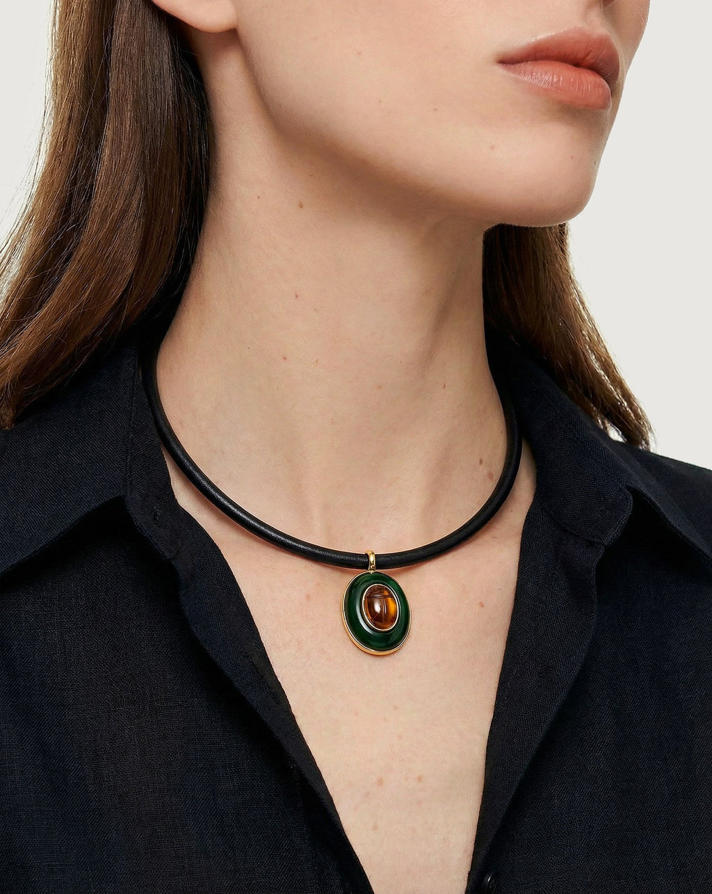 Tiger’s Eye Pendant Necklace
