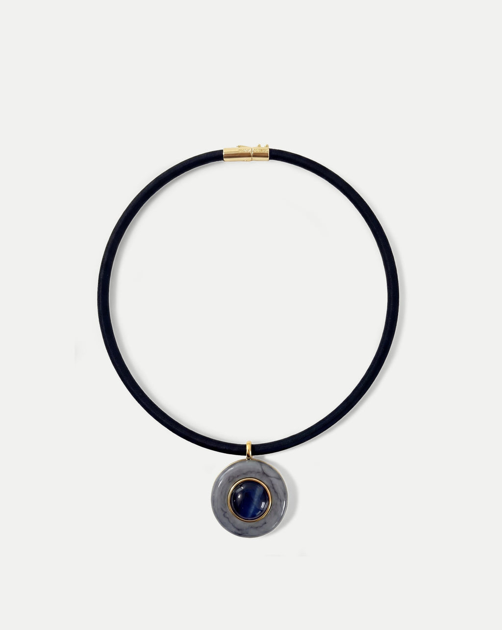 Round Doublet Pendant Necklace