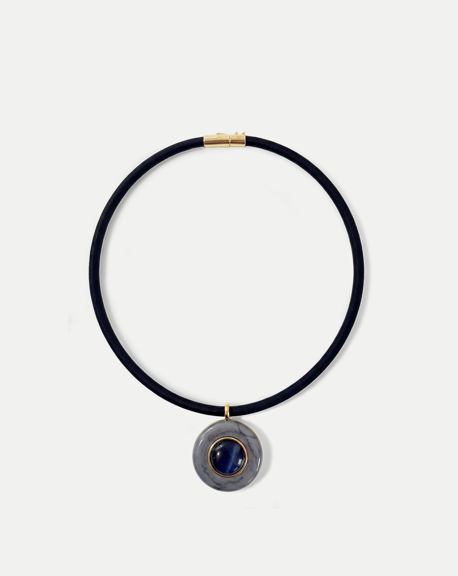 Round Doublet Pendant Necklace