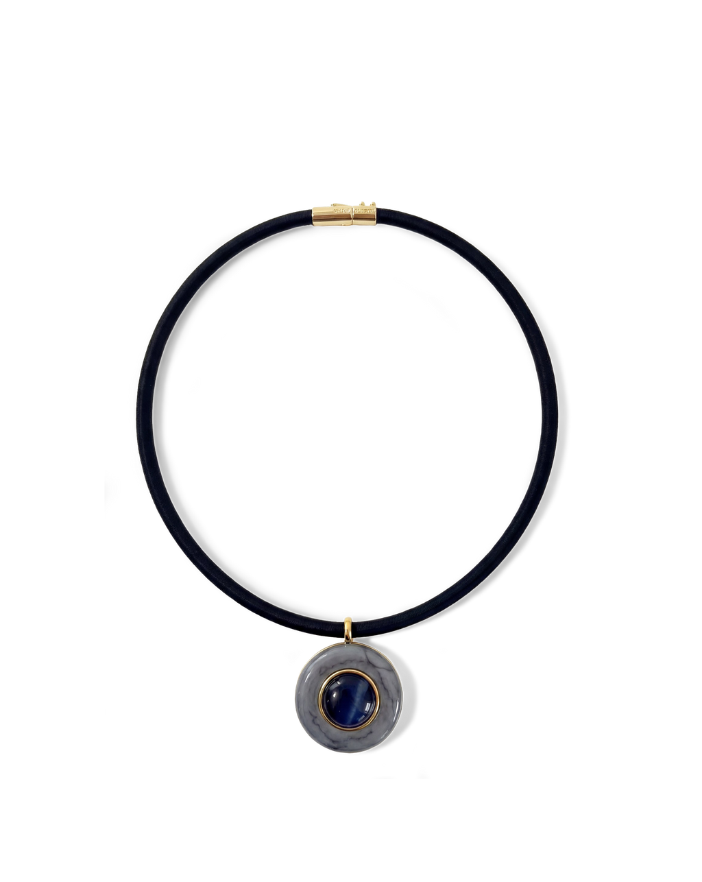 Round Doublet Pendant Necklace