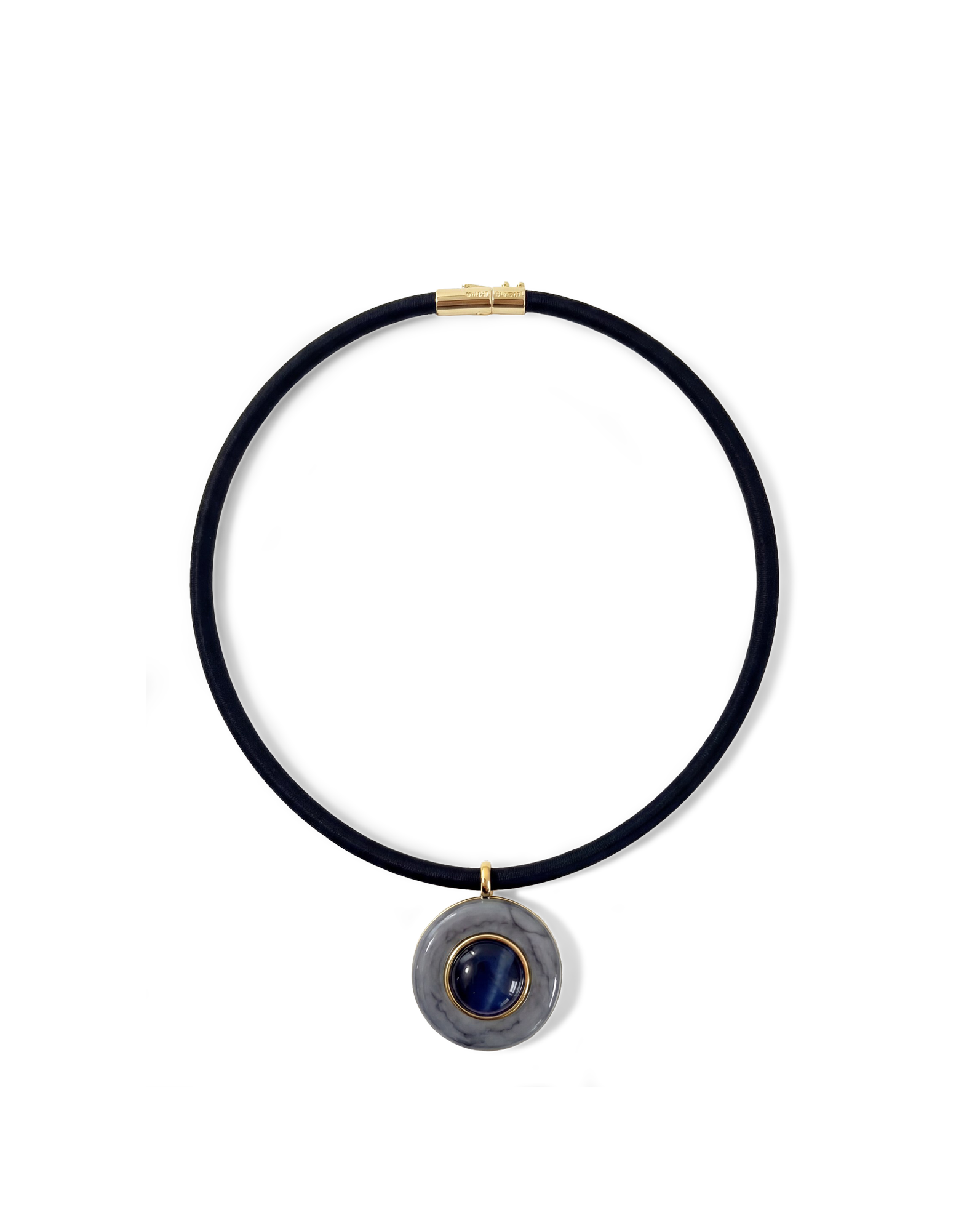 Round Doublet Pendant Necklace