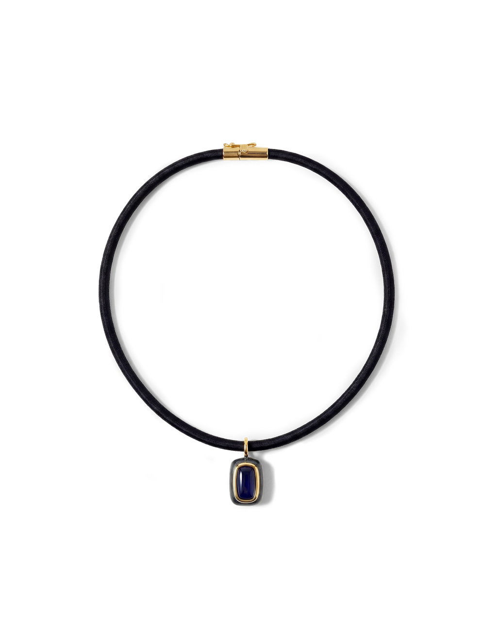 Rectangle Doublet Pendant Necklace