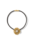 Floral Pendant Cord Necklace