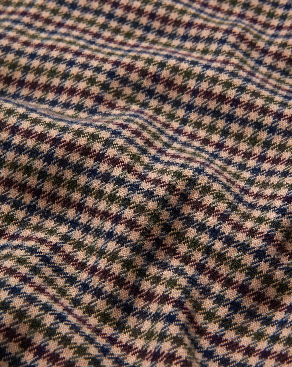 Houndstooth Wool Scarf