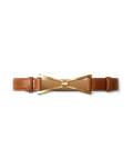 V Leather Belt