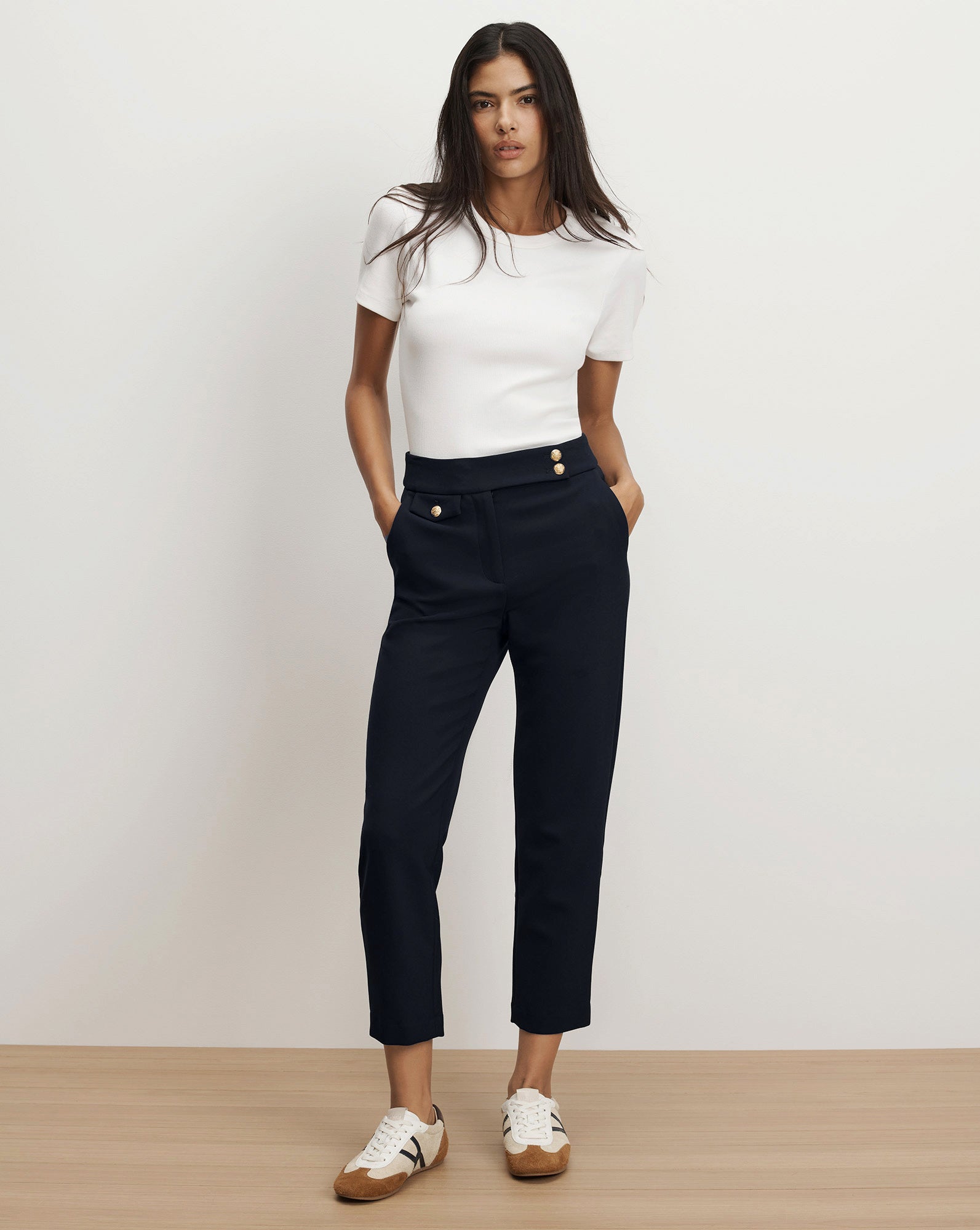 Renzo Crest Button Pant