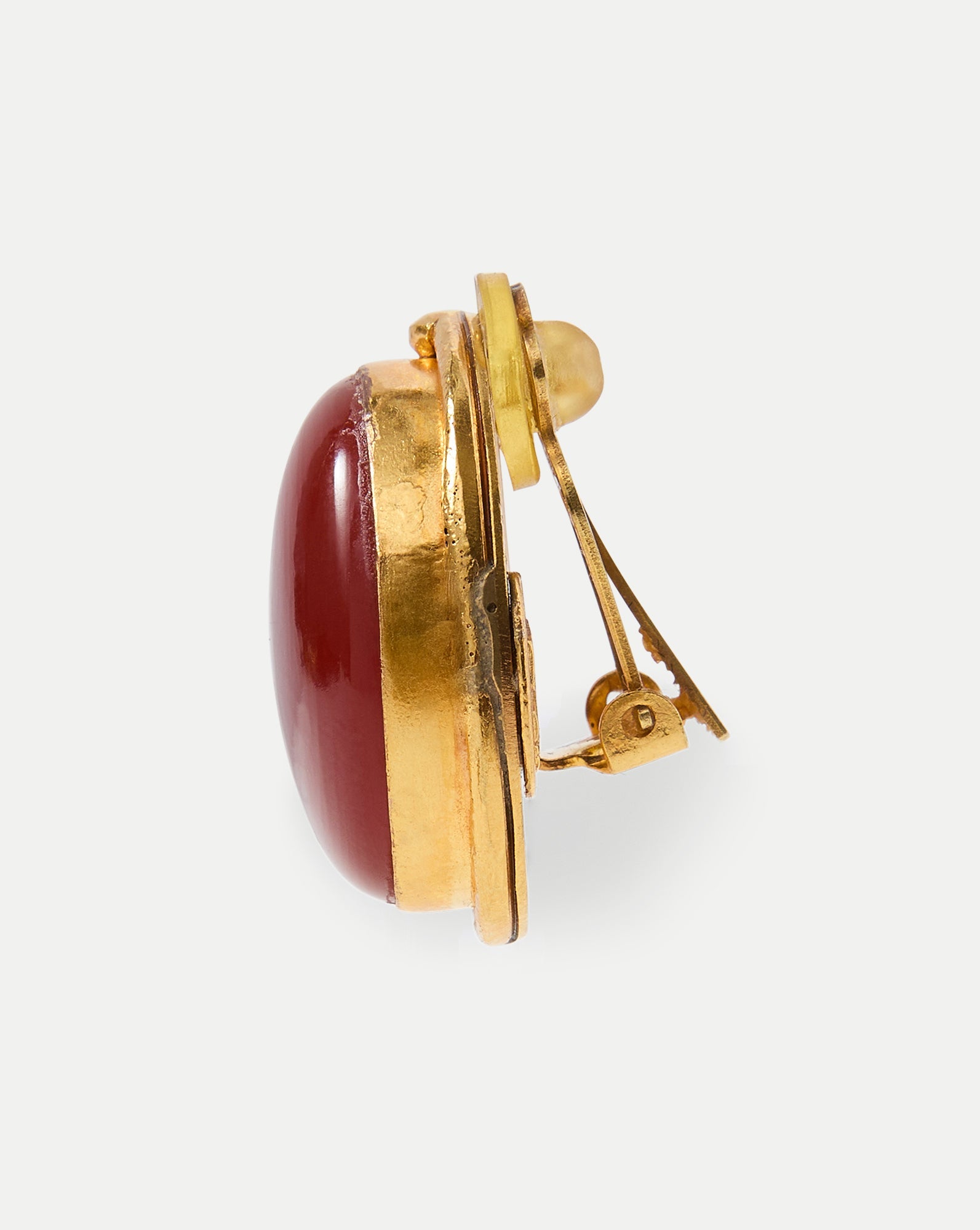 Macaroon Carnelian Earring