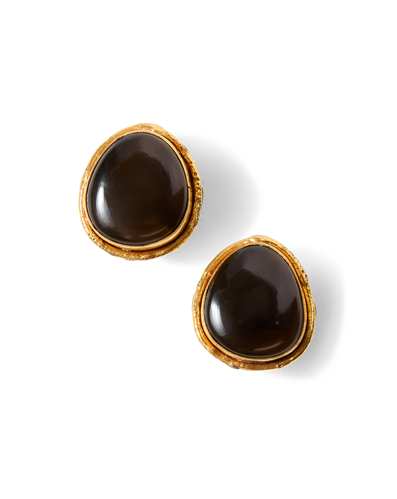 Macaroon Smoky Quartz Earring