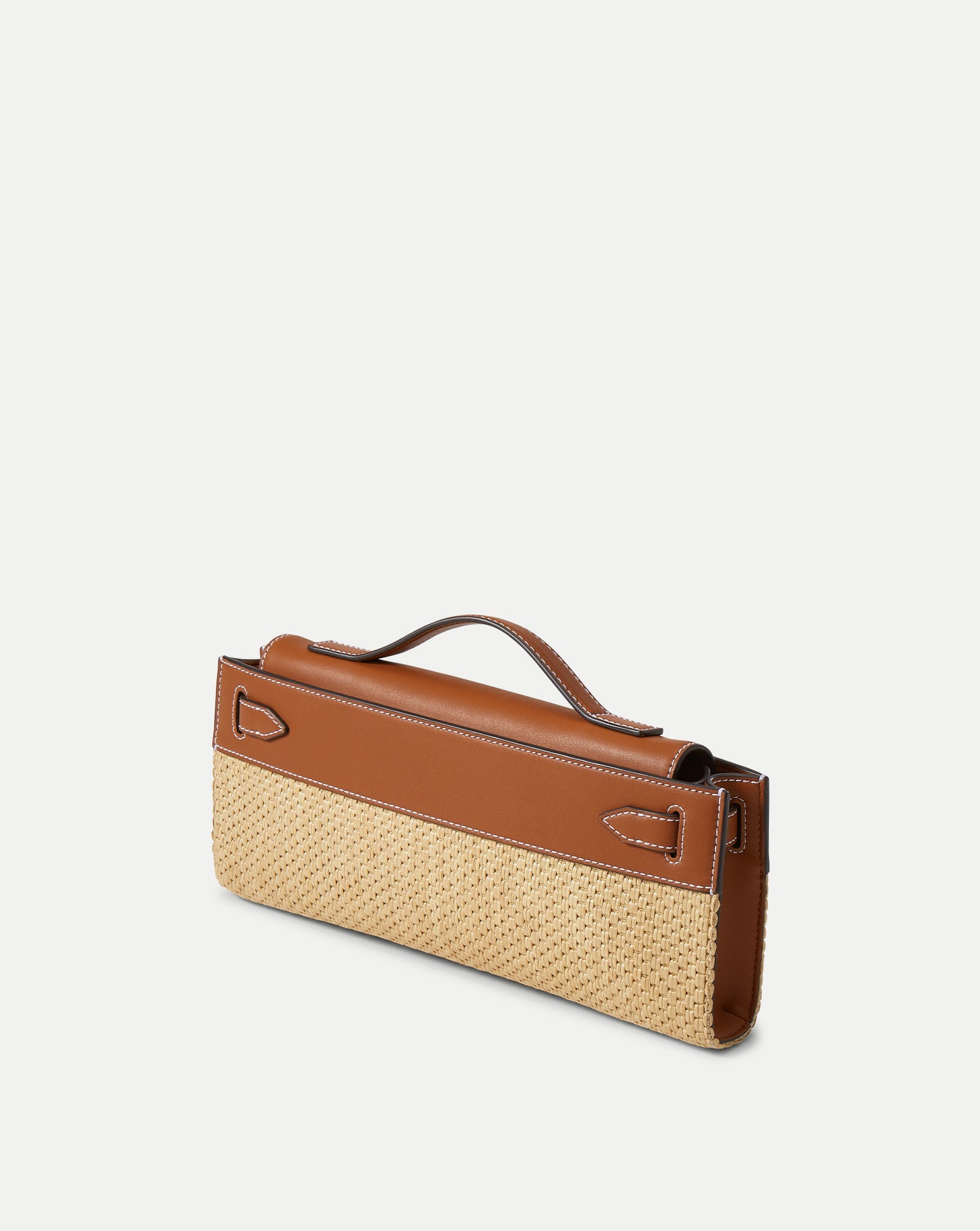 Veronica Beard Raffia Dash Clutch