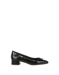 Cecile Croc-Embossed Ballet Pump
