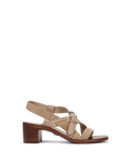 Etta Suede Mid-Heel Sandal